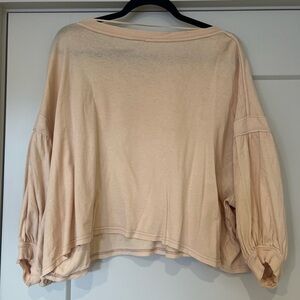 Free People Light Orange XS Shirt